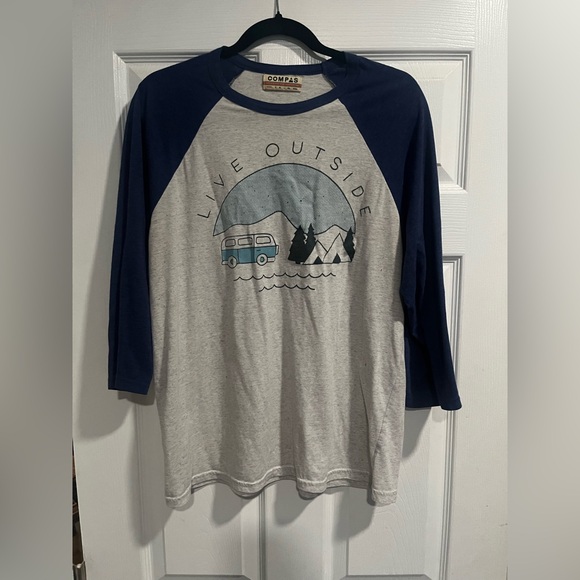 Compas Live Outside Tee - Picture 1 of 8